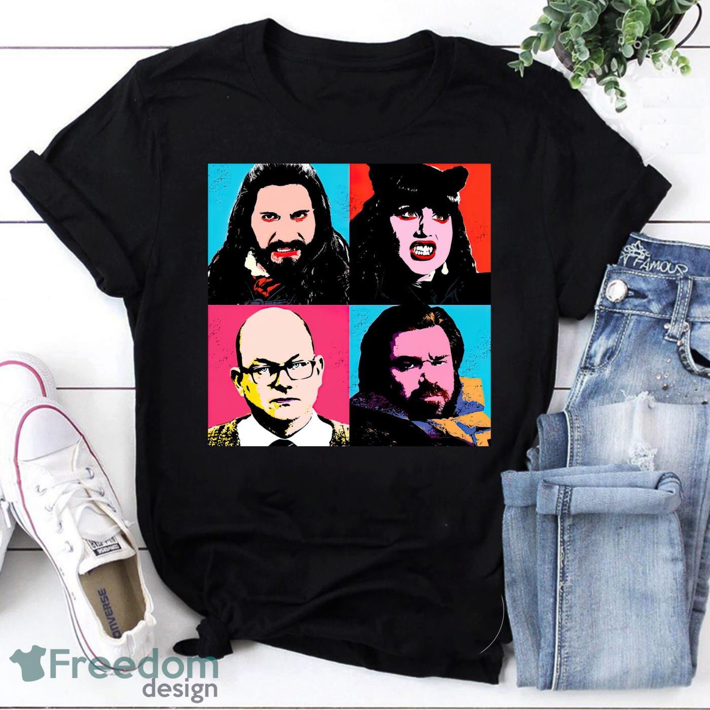 Vampire Warhol Classic What We Do In The Shadows Vintage T-Shirt, Jesk Nadja Shirt Product Photo 1