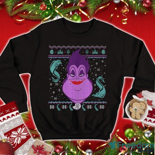 Villains Ursula Ursula Christmas Sweatshirt The Littler Mermaid Sweatshirt Product Photo 1