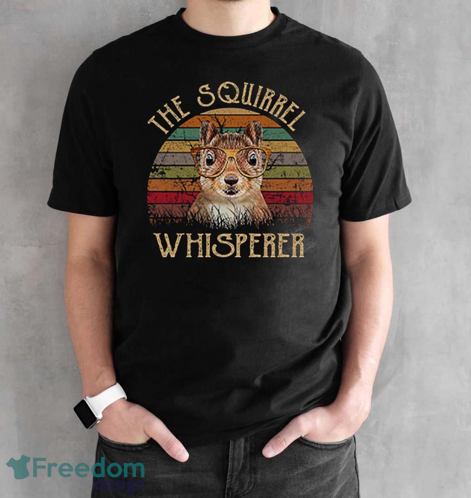 Vintage Squirrel T-Shirt, The Squirrel Whisperer Shirt Product Photo 2