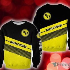 waffle house Singing Christmas 3D Sweatshirt AOP Gift For Men And Women