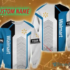 walmart Logo Brands Custom Name Reindeer 3D Sweatshirt For Men And Women Gift Christmas