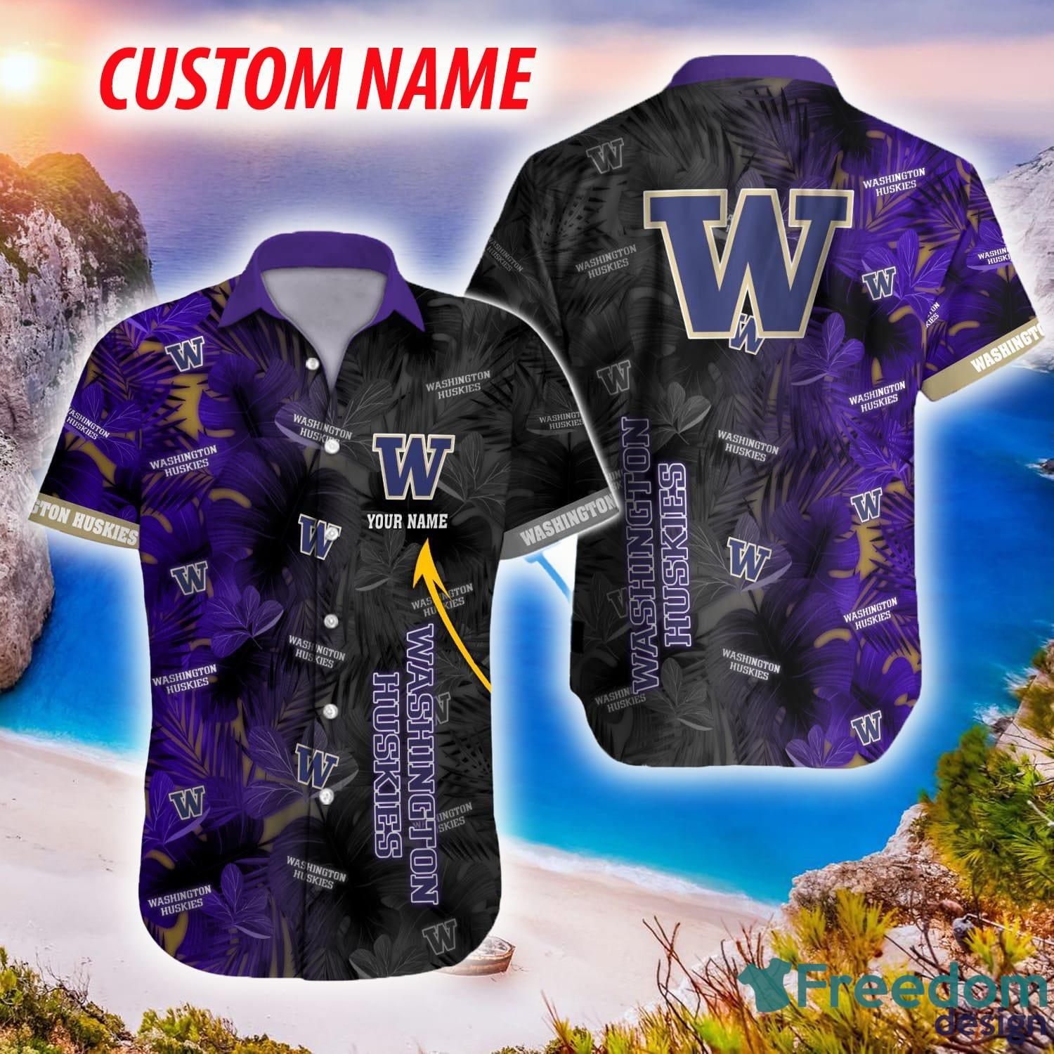 Washington Nationals MLB Hawaiian Shirt Ocean Hibiscus Custom Name For Fans  Gift - Freedomdesign