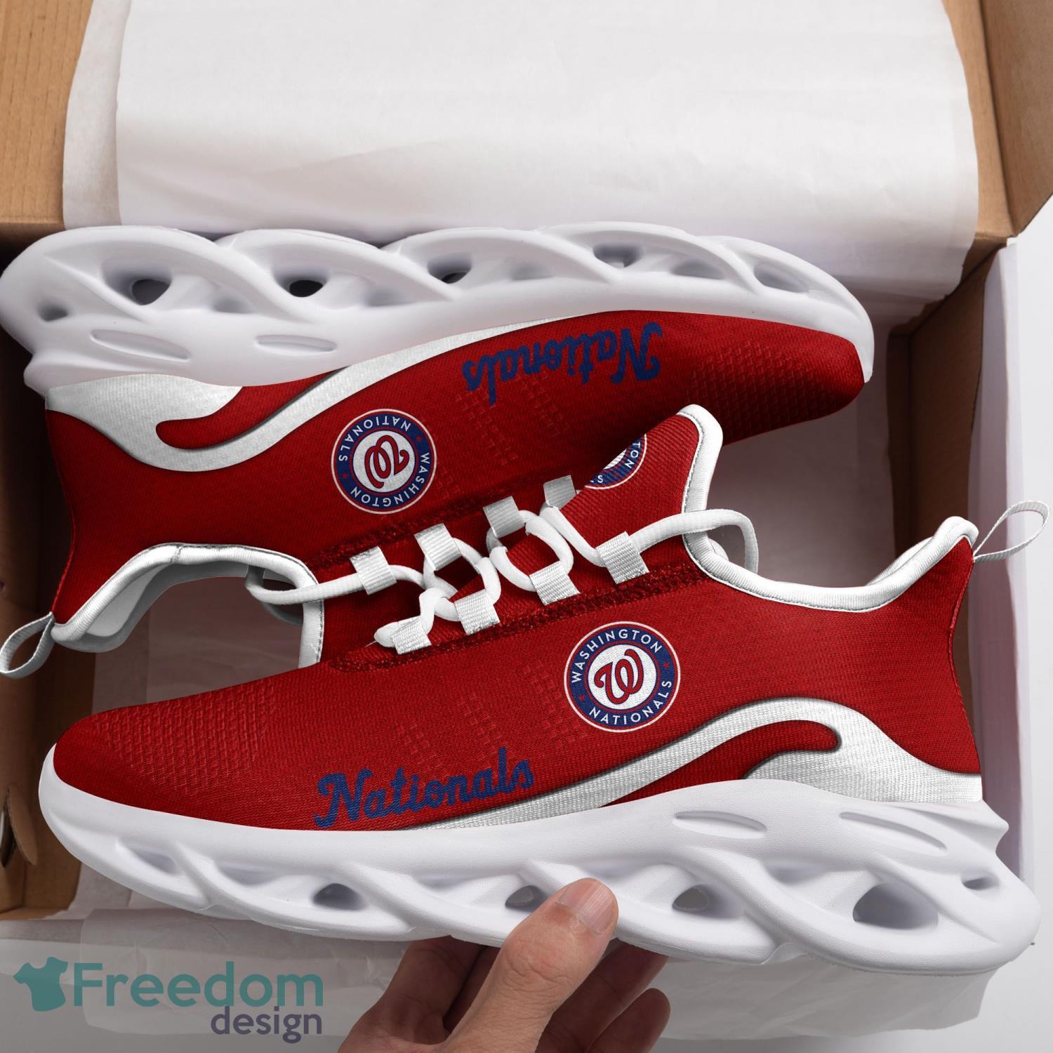 Washington Nationals Max Soul Shoes Clunky Sneakers Sport Gift For Men Women Product Photo 1