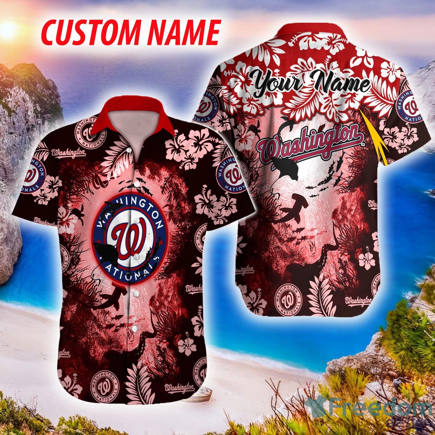 Washington Nationals MLB Flower Hawaiian Shirt Impressive Gift For Men Women  Fans - YesItCustom