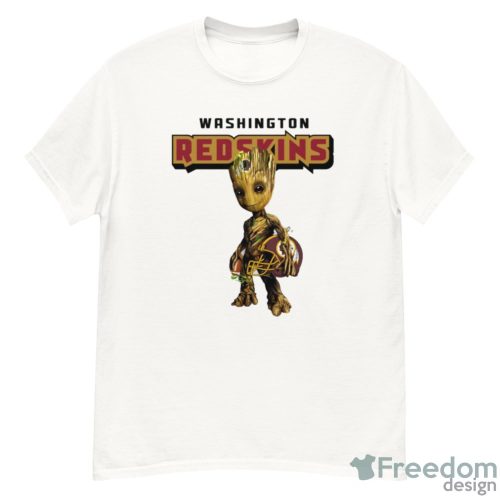 Washington Redskins NFL Football Groot Marvel Guardians Of The Galaxy T Shirt - G500 Men’s Classic T-Shirt