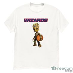 Washington Wizards NBA Basketball Groot Marvel Guardians Of The Galaxy T Shirt