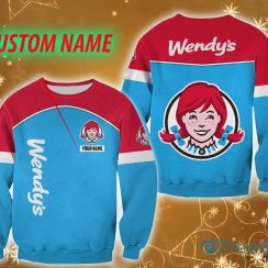 wendy’s Logo Brands Custom Name Joyful 3D Sweatshirt For Men And Women Gift Christmas