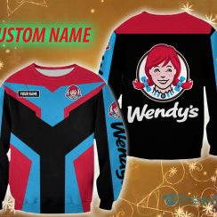 wendy’s Logo Brands Custom Name Ribbed 3D Sweatshirt For Men And Women Gift Christmas