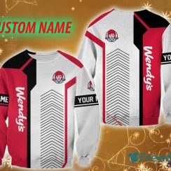 wendy’s Logo Brands Custom Name Turtleneck 3D Sweatshirt For Men And Women Gift Christmas