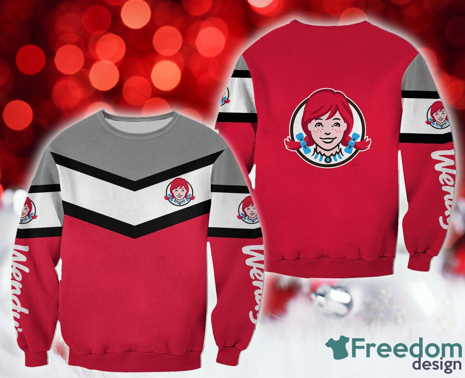 wendy's Needle Christmas 3D Sweatshirt AOP Gift For Men And Women image wendy's Needle Christmas 3D Sweatshirt AOP Gift For Men And Women
