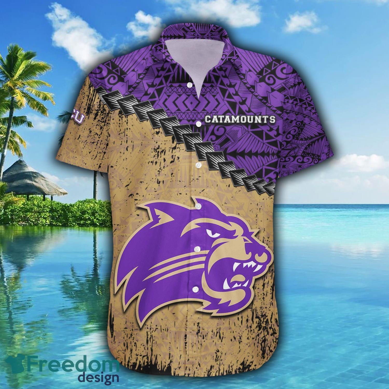 Personalize NFL Carolina Panthers Polynesian Tattoo Design Hawaiian Shirt