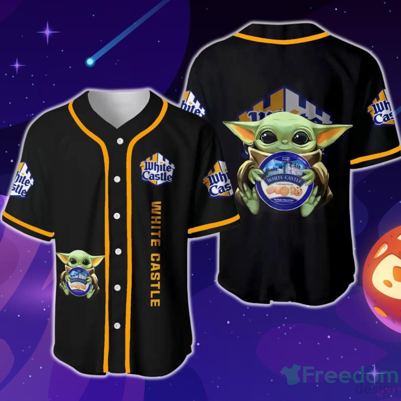 Whataburger Skull Halloween Baseball Jersey - Freedomdesign