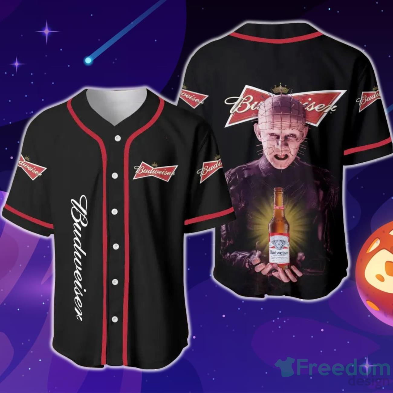 Captain Morgan Hellraiser Horror Baseball Jersey