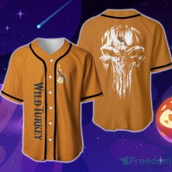 Wild Turkey Skull Baseball Jersey