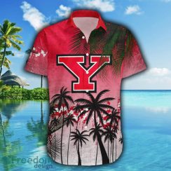 Youngstown State Penguins 3D Hawaiian Shirt Coconut Tree Tropical Grunge NCAA Summer Beach For Fans Gift