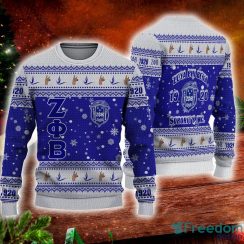 Zeta Phi Beta Knitted Sweater Celebration All Over Print For Men And Women Gift Christmas Holiday