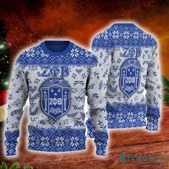 Zeta Phi Beta Knitted Sweater Winter All Over Print For Men And Women Gift Christmas Holiday