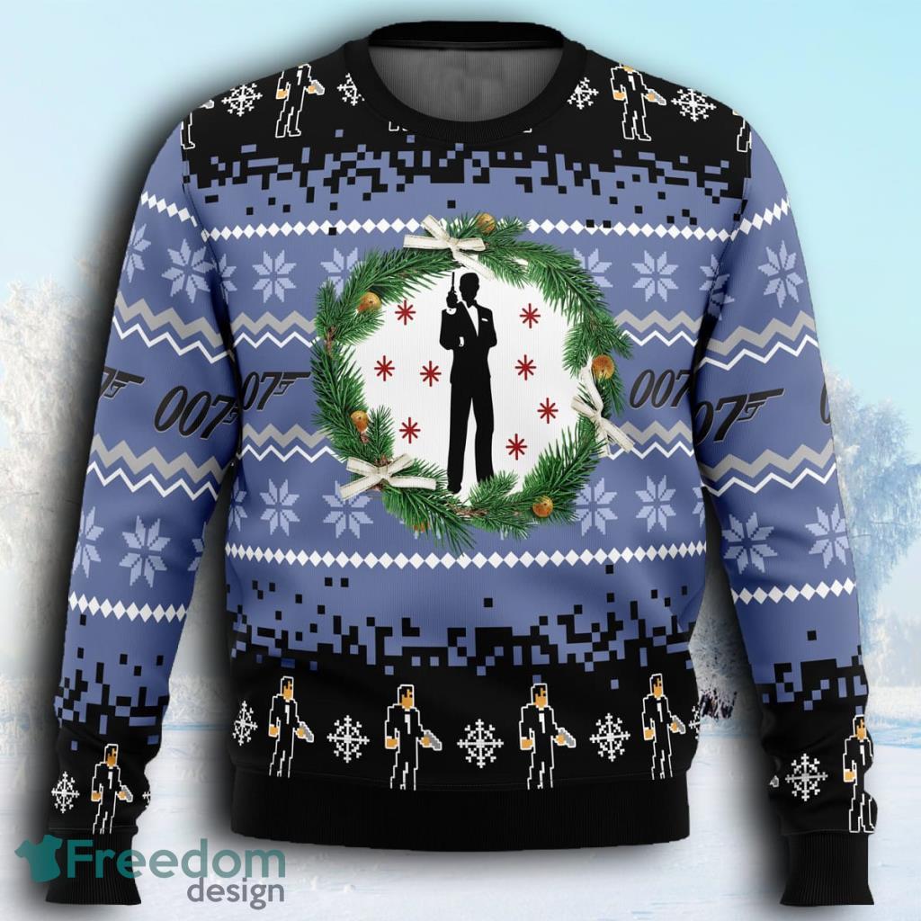 007 James Bond Ugly Christmas Sweaters 3D Super Hot image 007 James Bond Ugly Christmas Sweaters 3D Super Hot Product Photo 1