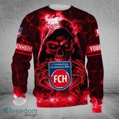 1 FC Heidenheim Death 3D Hoodie, Long Sleeve, T Shirt, Zip Hoodie AOP For Men And Women - 1 FC Heidenheim Hoodie, SweatShirt_4