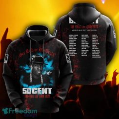 50 Cent Band Style Fashion accessory 3D Zip Hoodie Gift For Fans