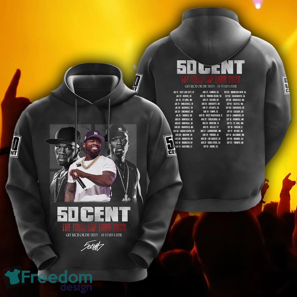 50 Cent Band Style Hooded clothing 3D Zip Hoodie Gift For Fans image 50 Cent Band Style Hooded clothing 3D Zip Hoodie Gift For Fans - 50 Cent Band Style Hooded clothing 3D Zip Hoodie Gift For Fans