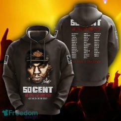50 Cent Band Style Live performance 3D Zip Hoodie Gift For Fans