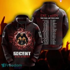 50 Cent Band Style Music ensemble 3D Zip Hoodie Gift For Fans