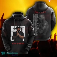 50 Cent Band Style Rock sweater 3D Zip Hoodie Gift For Fans