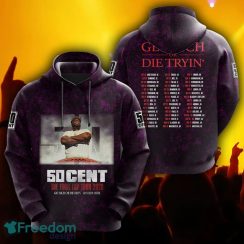 50 Cent Band Style Sweater fashion 3D Zip Hoodie Gift For Fans