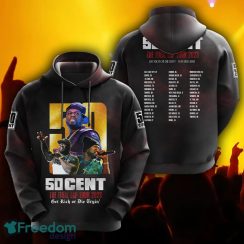50 Cent Band Style Tour merchandise 3D Zip Hoodie Gift For Fans