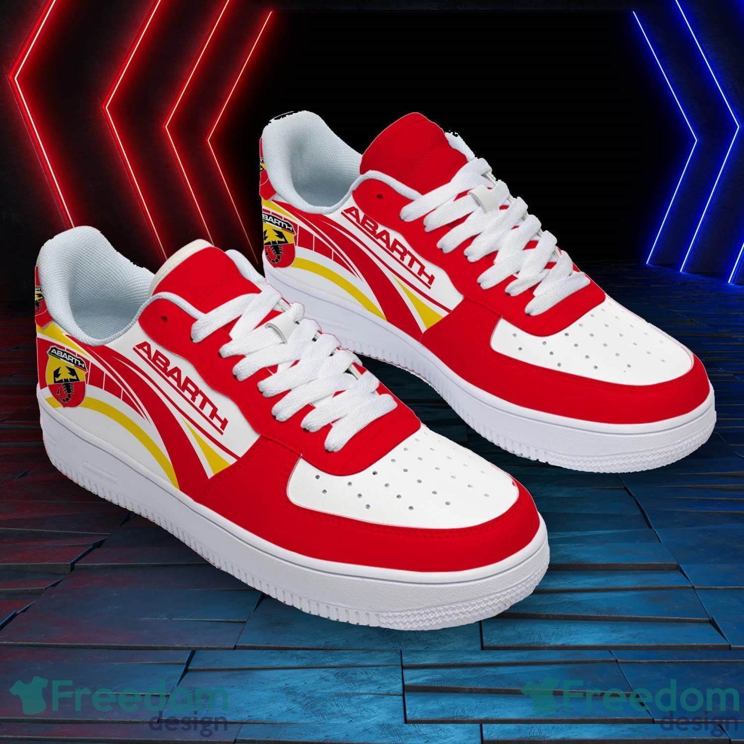 Abarth Air Force Shoes Men and Women Sneakers Sport Gift image Abarth Air Force Shoes Men and Women Sneakers Sport Gift Product Photo 2