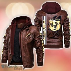 Abarth Leather Jacket Special Gift For Men Product Photo 2