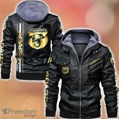 Abarth Leather Jacket Special Gift For Men Abarth Leather Jacket Special Gift For Men