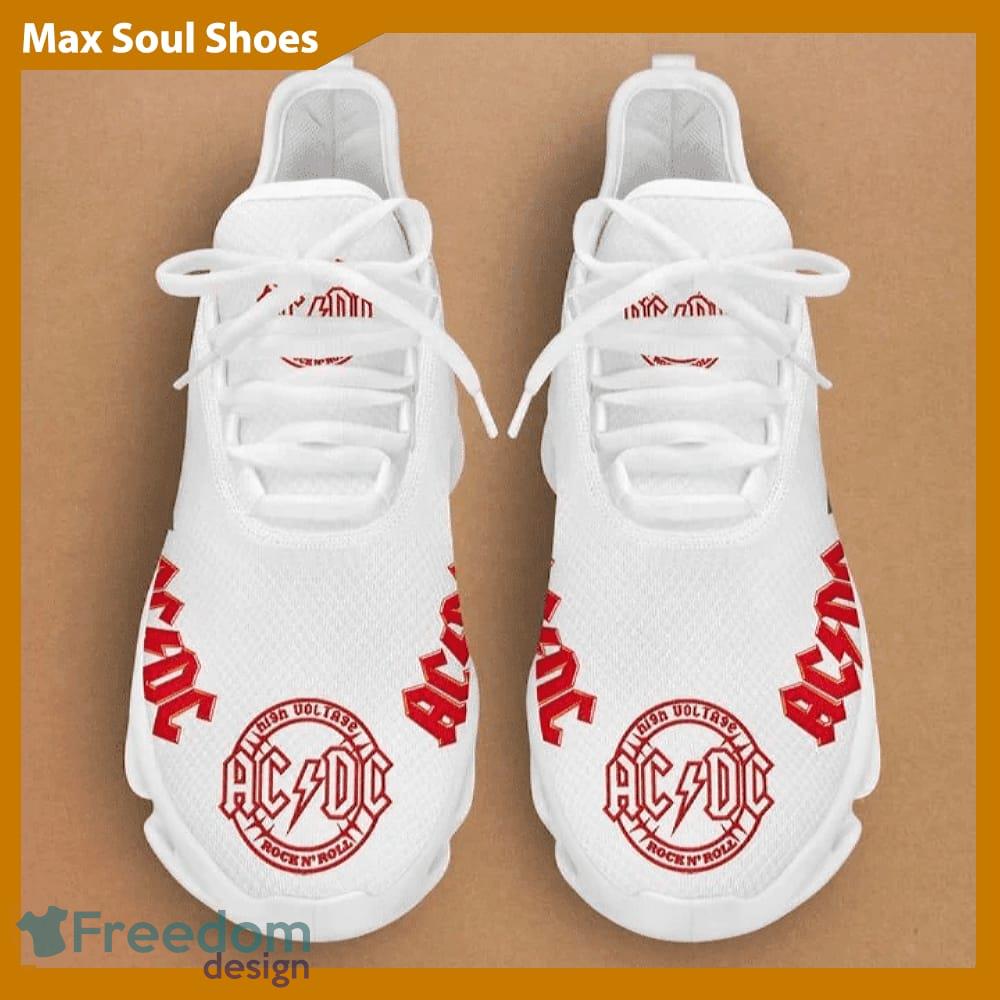 ACDC Chunky Sneakers Band Iconic Max Soul Shoes For Men And Women image ACDC Chunky Sneakers Band Iconic Max Soul Shoes For Men And Women - ACDC ) Chunky Sneakers White Black Max Soul Shoes For Men And Women Photo 3