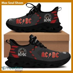 ACDC Chunky Sneakers Band Statement Max Soul Shoes For Men And Women - ACDC Chunky Sneakers White Black Max Soul Shoes For Men And Women Photo 2