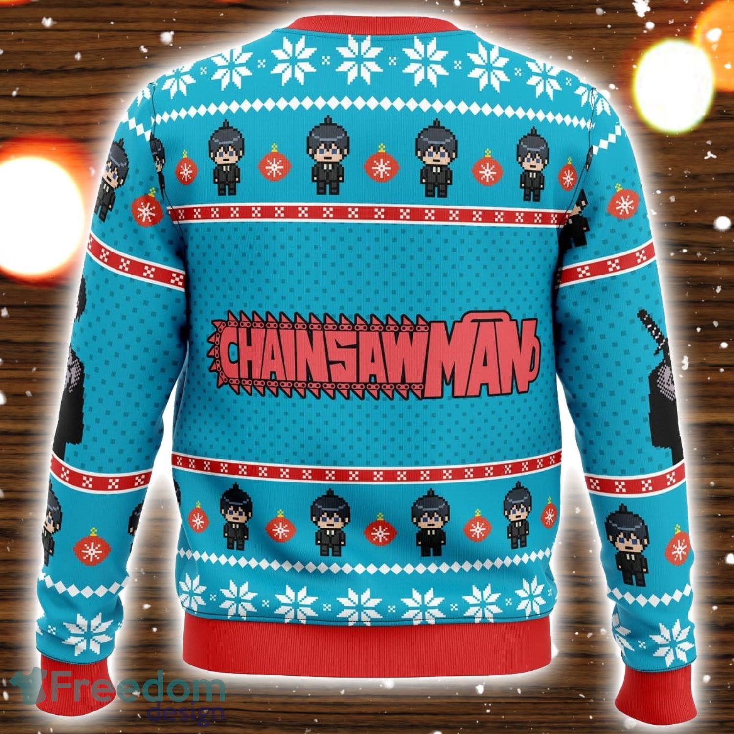 Aki Chainsaw Man Ugly Christmas Sweater Christmas Party Gift For Men And Women Aki Chainsaw Man Ugly Christmas Sweater Christmas Party Gift For Men And Women Product Photo 3