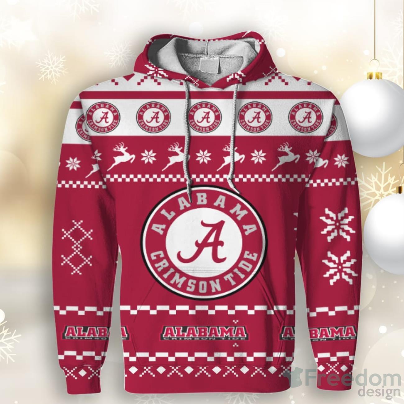 Alabama Crimson Tide EST American University 3D Unisex Christmas Hoodie Hot Trend For Fans image Alabama Crimson Tide EST American University 3D Unisex Christmas Hoodie Hot Trend For Fans Product Photo 1