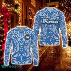 Alabama Huntsville Chargers Polynesian Tattoo Mix Teams 3D Sweatshirt Christmas For Men And Women Gift