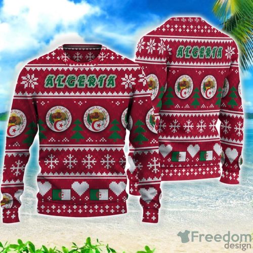 Algeria Christmas All Over Printed 3D Sweater Christmas Gift Product Photo 1