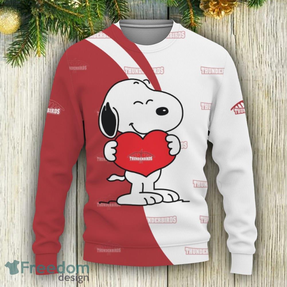 Dallas Mavericks Snoopy Ugly Christmas Sweatshirt - Freedomdesign