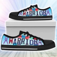 Alzheimer Warrior Low Top Canvas Shoes