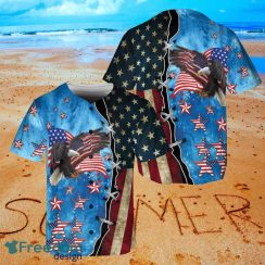 American Flag Eagle 4th Of July Patriotic Usa 3d Baseball Jersey Shirt