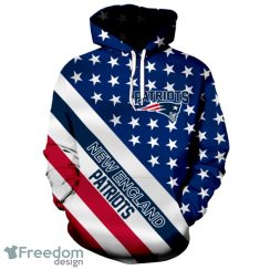 American Flag New England Patriots 3D Hoodie