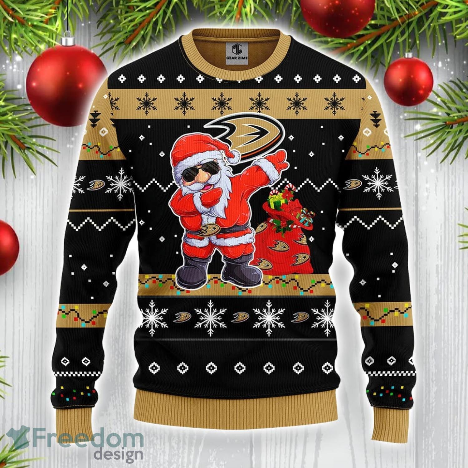 Mighty Ducks Ugly Christmas Sweater Spectacular Santa Claus Anaheim Ducks  Gift - Personalized Gifts: Family, Sports, Occasions, Trending