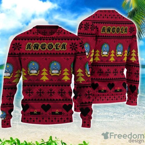 Angola Christmas All Over Printed 3D Sweater Christmas Gift Product Photo 1