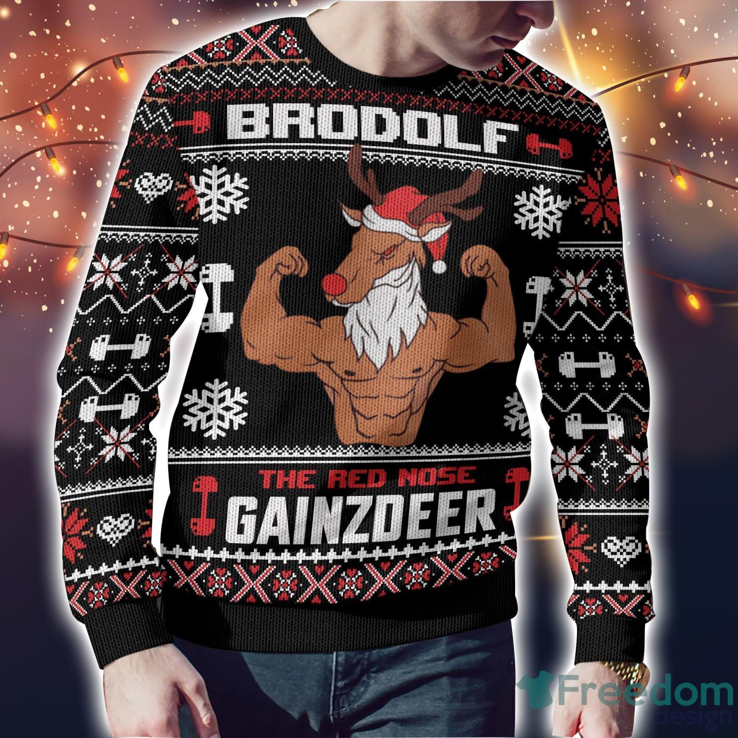 brodolf christmas jumper