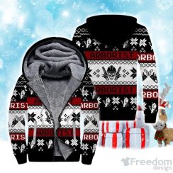 Arborist Merry Christmas Fleece Zip Hoodie