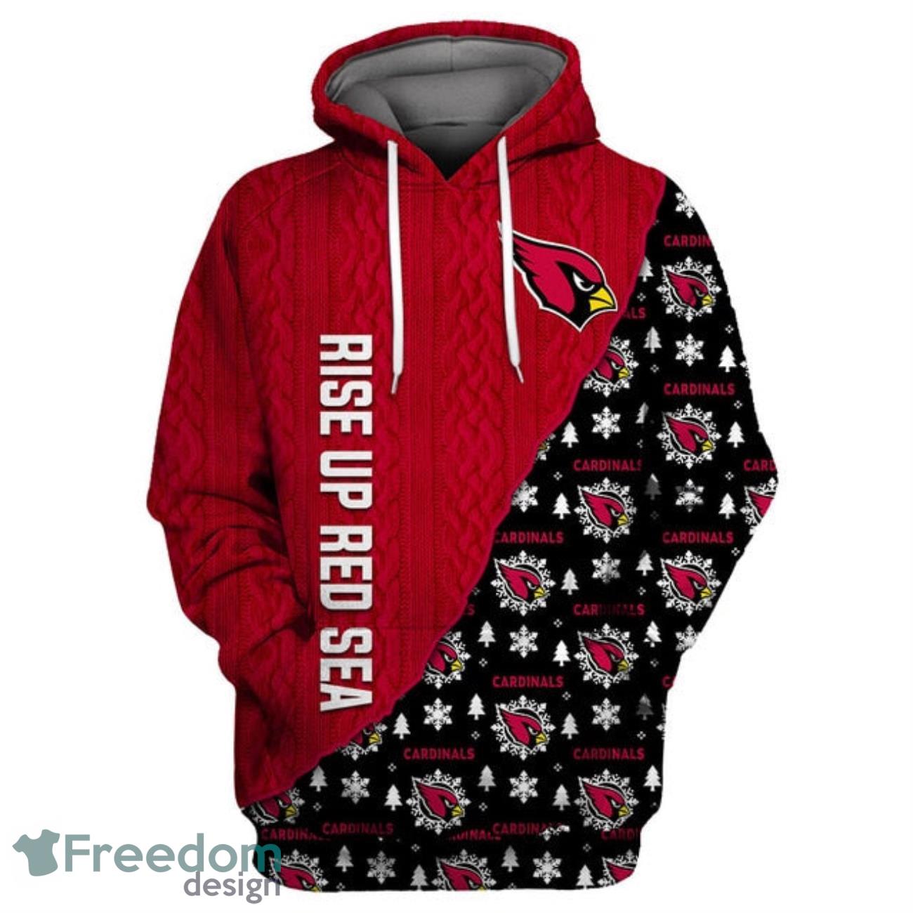 Arizona Cardinals Cool Christmas 3D Hoodie For Men Women image Arizona Cardinals Cool Christmas 3D Hoodie For Men Women Product Photo 1