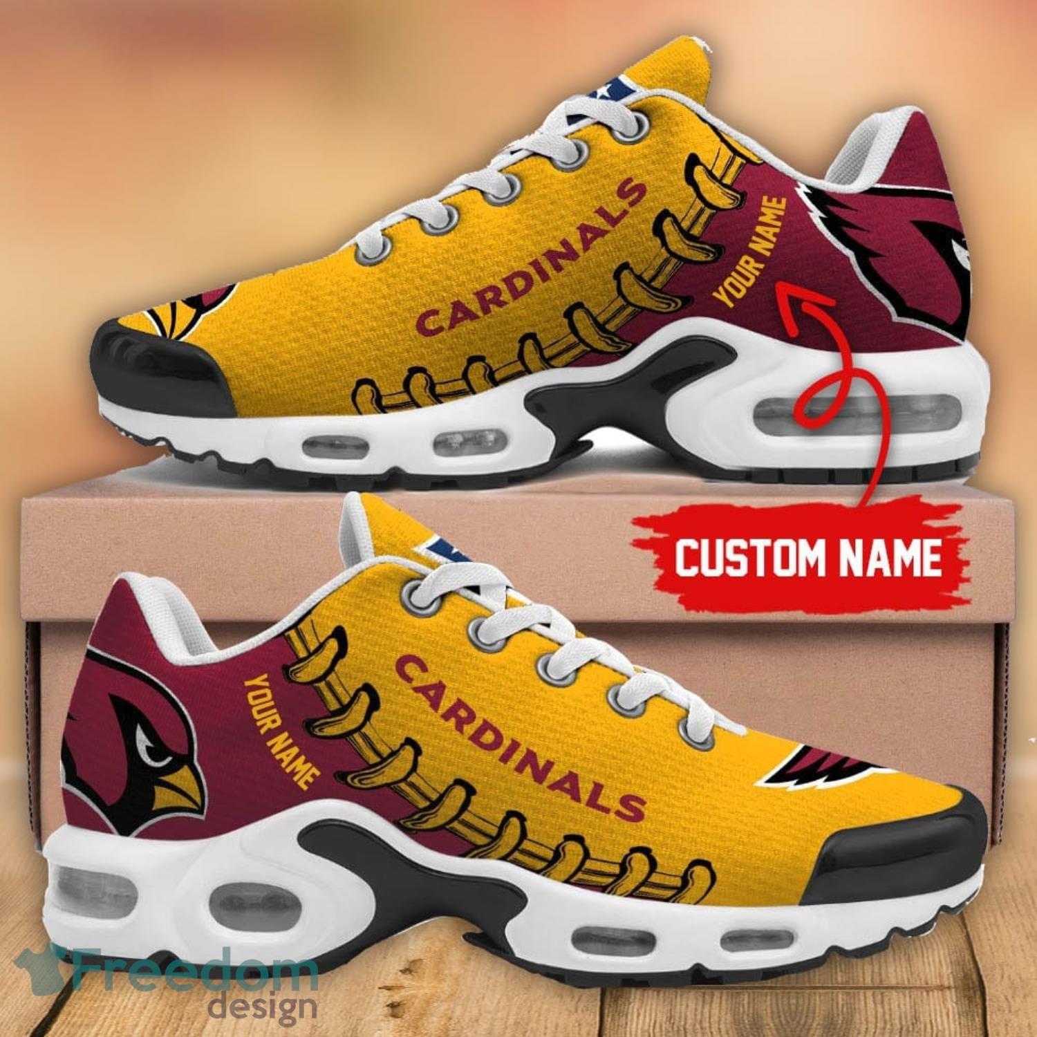 Arizona Cardinals Custom Name For Fans Air Cushion Shoes Men And Women Sport Gift image Arizona Cardinals Custom Name For Fans Air Cushion Shoes Men And Women Sport Gift Product Photo 1