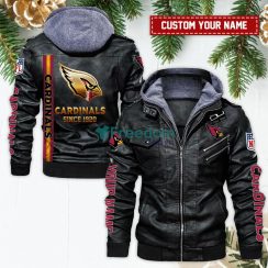 Arizona Cardinals Golden NFL Teams Custom Name Leather Jacket For Fans Arizona Cardinals Golden NFL Teams Custom Name Leather Jacket For Fans